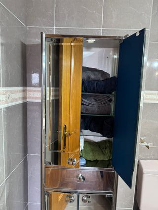 ARMARIO DE ALMACENAMIENTO TIPO METÁLICO CRISTAL