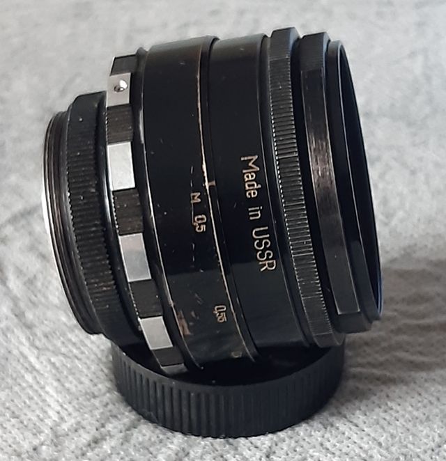 Obiettivo Helios 44-2 _ versione "zebra"