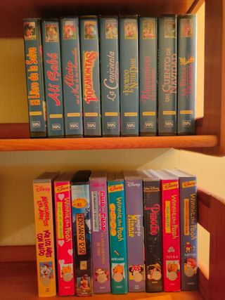 Lote Películas VHS Disney (Español)