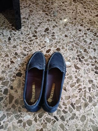 Zapatos náuticos Flexishoes azul marino