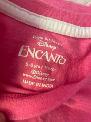 2 Pijamas Encanto Niña Talla 5/6 Años