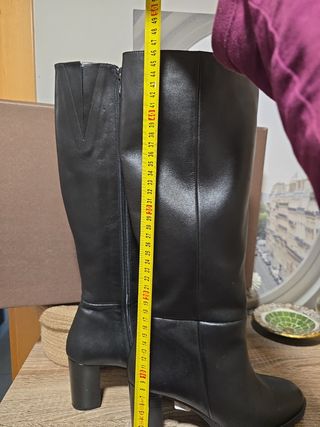 Botas altas DANSI negras mujer