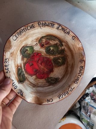 Ceramica Abbate Daga ciotola decorata