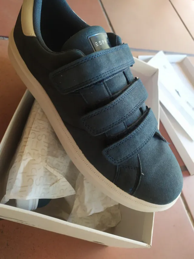 Zapatillas Esprit velcro azul marino talla 41