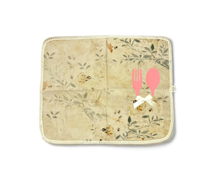 Tovaglietta Asilo con Tasca Portaposate