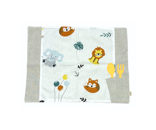 Tovaglietta Asilo con Tasca Portaposate