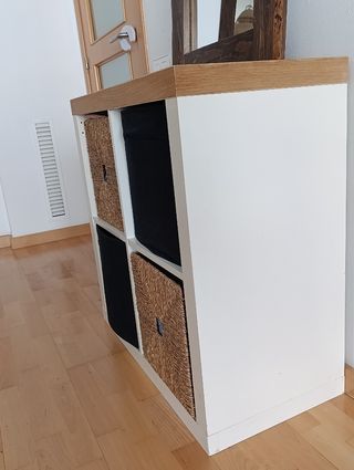 Mueble recibidor Ikea customizado