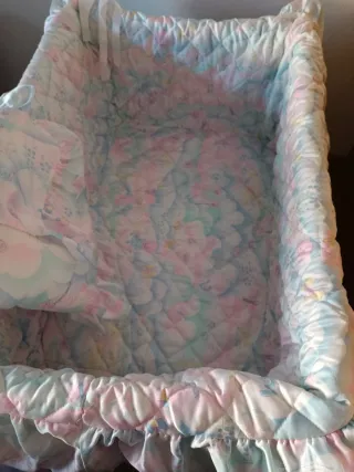 Vestido de cuna con dosel para bebé