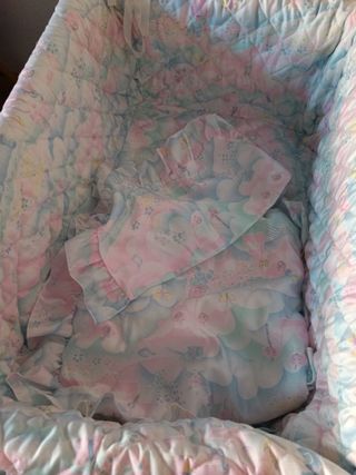 Vestido de cuna con dosel para bebé
