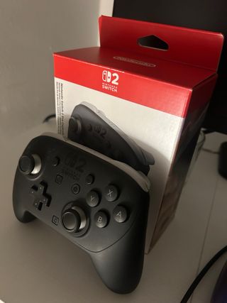 Mando Pro Controller Nintendo Switch. En su caja 