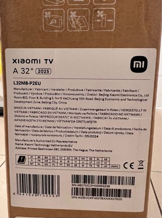 smart tv Xiaomi 32” 2025 sin abrir entrega gratis