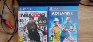 Consola PS4 + 2 Mandos + 2 Juegos
Cab