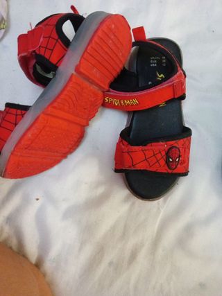 Chanclas Spiderman Niños Talla 29