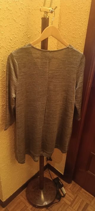 Vestido gris talla única