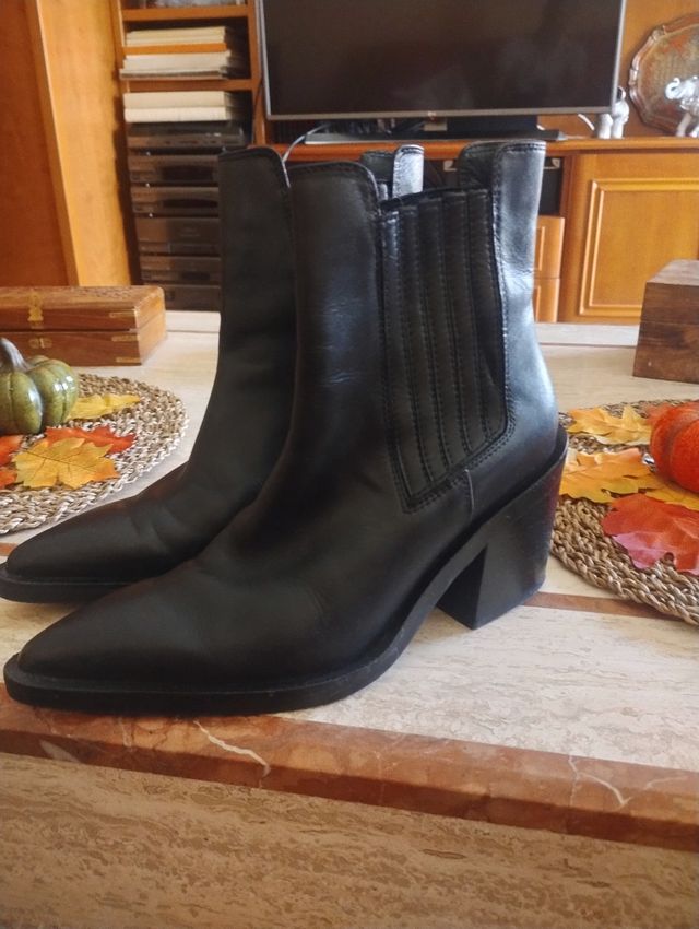 Botines negros mujer talla 37