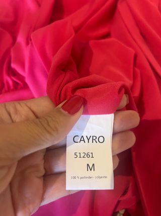 Vestido de fiesta rosa talla M
