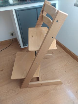 Silla Stokke Tripp Trapp Madera Haya