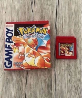 Pokémon Edición Roja + Guía Game Boy