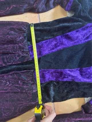Disfraz Halloween Vampiro Terciopelo Morado