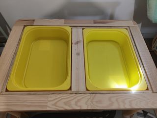 Mesa infantil Flisat Ikea madera