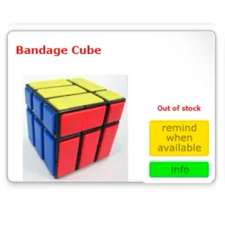 Cubo Rubik Meffert's Original Bandage Cube 1999