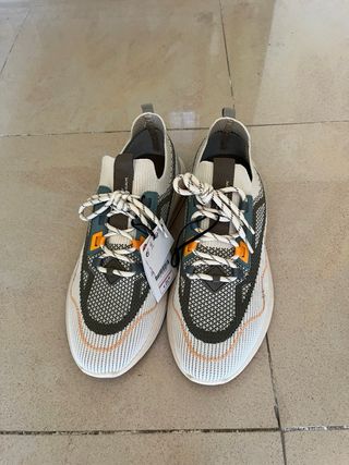 Zapatillas Bershka Hombre Verde/Blanco