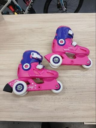 Patines Línea Niños Oxelo Play 3 Rosa