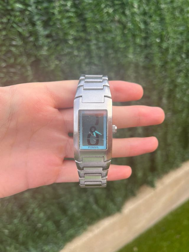 Futuristic Watch Fossil Big Tic Very Rare Y2k