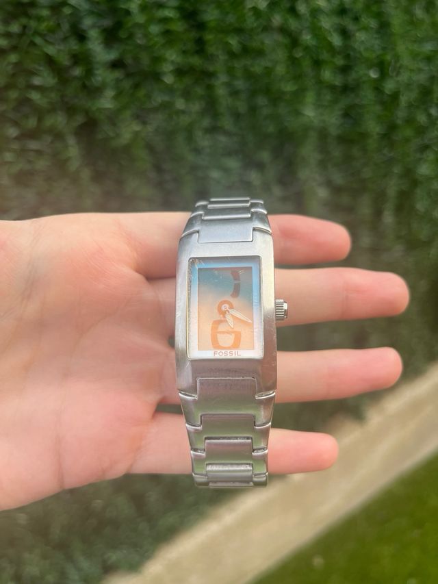 Futuristic Watch Fossil Big Tic Very Rare Y2k