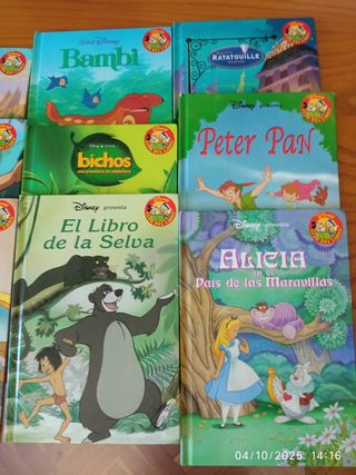 18 libros Disney del club del libro.