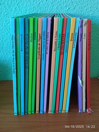 18 libros Disney del club del libro.