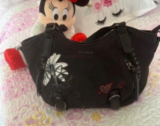 Bolso Desigual Negro Multicolor