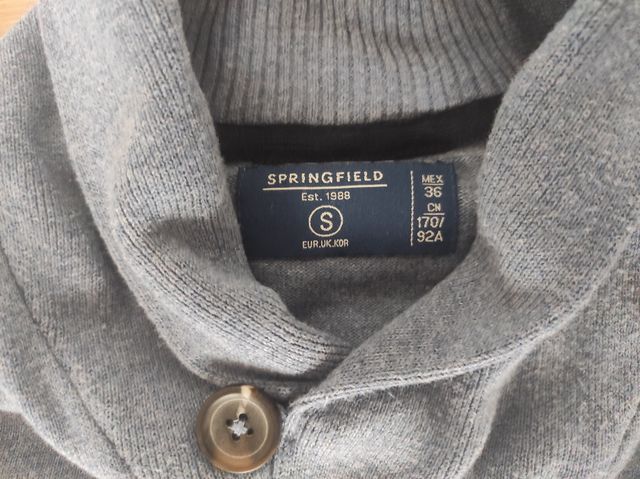Jersey Springfield Talla S Azul/Gris