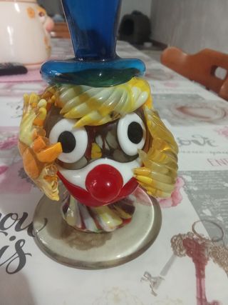 2 Soprammobili Vetro Murano Delfino e un fermacart