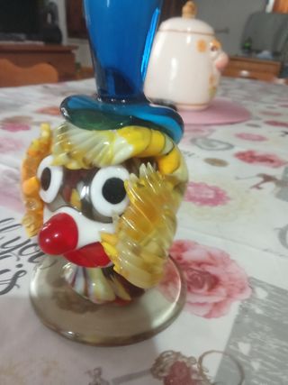 2 Soprammobili Vetro Murano Delfino e un fermacart