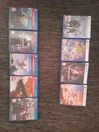 Lote Juegos PS4/PS5: God of War, Uncharted, Horizo