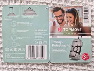 Bolsa trolley viaje 68L (20Kg) con ruedas