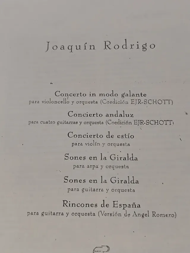 Partitura Director Orquesta