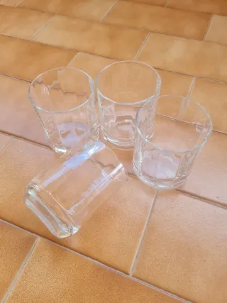 Set 4 Bicchieri Vintage Vetro