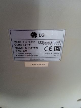 Sistema Home Theater LG Beige/Plata
