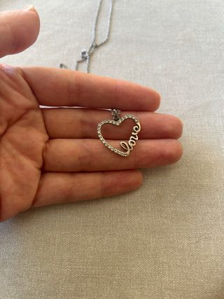 Colgante Corazón Love Plata 925