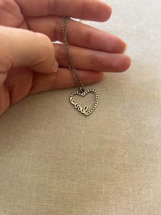 Colgante Corazón Love Plata 925