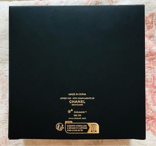 Custodia/portagioie Chanel nero e oro