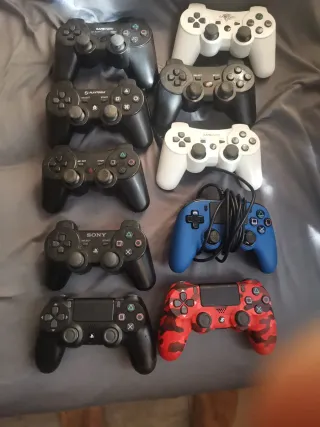 Mandos PS3 y PS4 - Varios Colores