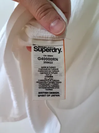 Camicetta Superdry bianca donna