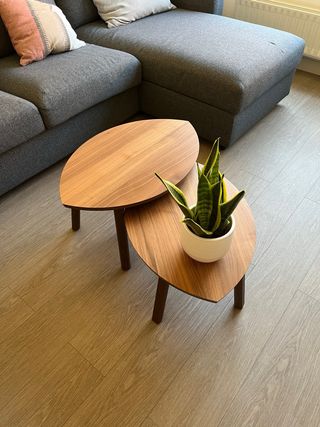 Mesas nido IKEA STOCKHOLM chapa nogal