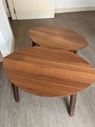Mesas nido IKEA STOCKHOLM chapa nogal