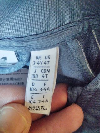 Chándal Adidas azul y blanco