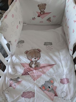 Chichonera y funda nórdica cuna 60x120