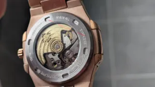 Reloj Automático Golden Rose Acero